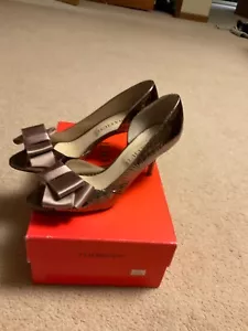 CLAUDIA CIUTI EVENING SHOES, 8.5, light purple metallic, MADE IN ITALY - Picture 1 of 6