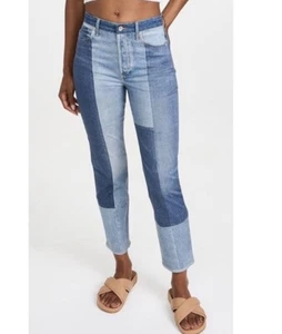 $325 Rag & Bone Women's Blue Bryon Miramar Nina  Cigarette Jean Pants Size 28 - Picture 1 of 7