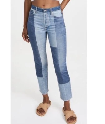 $325 Rag & Bone Women's Blue Bryon Miramar Nina  Cigarette Jean Pants Size 28 - Image 1 of 4