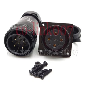 WEIPU SA28 9Pin Panel Mount Aviation Connector, Electrical Power Wire Connector - Picture 1 of 7
