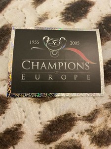PANINI CHAMPIONS OF EUROPE FIGURE NR 1 NEWSSTAND/MINT 1955-2005