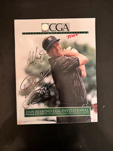 Dan Marino Jim Palmer Joe Theismann Signed CGA Invitational Golf Magazine 1996 - Bild 1 von 1
