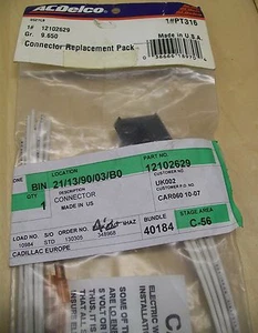 GM 12102629 AC Delco PT316 connector replacement pack for Bose receiver box NOS - Picture 1 of 1
