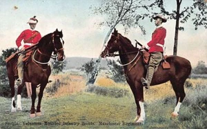 British Army - Volunteer Mounted Infantry Scouts, Manchester Regiment - Publ. E. - Picture 1 of 2