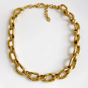 Neu 16" Zara schwere dicke Kette Halskette Geschenk Vintage Frauen Party Urlaub Schmuck - Bild 1 von 4