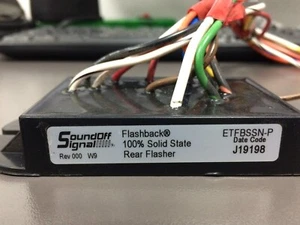 SoundOff Signal Flashback Rear Flasher, # ETFBSSN-P, USED - Picture 1 of 4