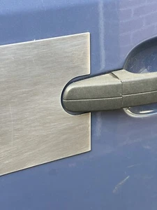 Ford Transit Rear Door Security Anti Theft Plate -Cover - Picture 1 of 3