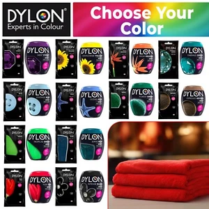 DYLON Washing Machine Fabric Dye 350g Pod / Hand dye 50g Sachet for Clothes - Picture 1 of 22
