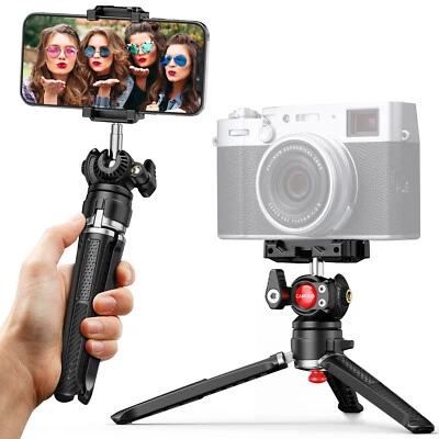 CAMOLO Mini Tripod Vlog Camera Tripod with Mobile Phone Holder for Smartphone - Image 1 of 4