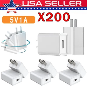 Universal 5V 1A US Plug USB AC Wall Charger Power Adapter For Smart Phone Lot - Picture 1 of 10