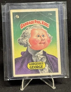 Topps Garbage Pail Kids 1985 GPK Serie Original 2 OS2 Gorgeous George 73a - Imagen 1 de 3