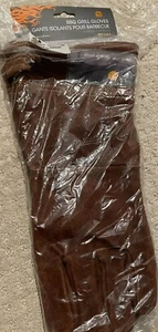 BBQ GRILL GLOVES LEATHER /CUIR, GANTS ISOLANTS POUR BARBECUE - Bild 1 von 4