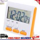 5pcs Multi-function Electric LCD Digital Kitchen Timer Alarm(Orange)