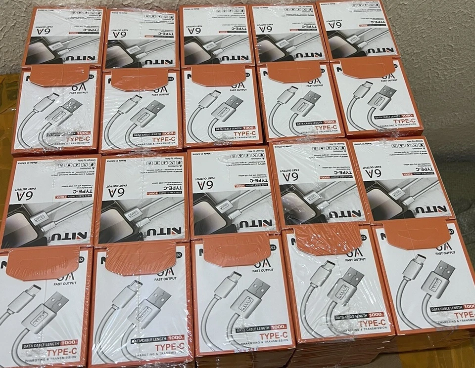 50X USB TYPE- C Data Cable Lead Charger *Wholesale Bulk Job lot*for SAMSUNG S8 - Image 1 of 1