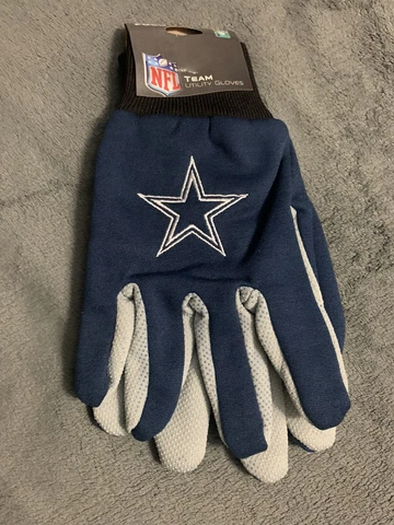FOCO NFL Dallas Cowboys Utility Gloves Pair One Size Fits Most Adults BRAND NEW Cover