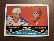2001-02 Topps Heritage Brian Leetch / Nicklas Lidstrom #126 Rangers HOF 🔥 