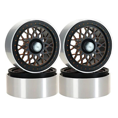 Metal 1.9" Beadlock Wheel Rim Hub for 1/10 RC Crawler Axial SCX10 90046 TRX4 KM2 - Image 1 of 2