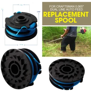 Replacement 3Pcs Spool For Craftsman 0.065" String Trimmer Spool Line Auto Feed - Picture 1 of 9