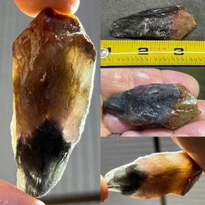 AWESOME 2 3/8 " SUPER 7 ,RED HEMATITE CAP CRYSTAL POINT, BRAZIL - Picture 1 of 24
