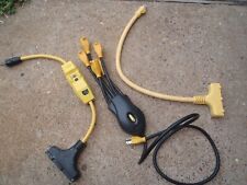 2 CEP 3-Way & 1 5-Way Power Sentry Extension Power Cords with reset breakers