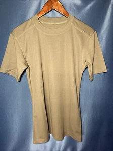 2x British Army Light Olive Coolmax Combat T-shirt Self Wicking Anti Static S - Picture 1 of 4