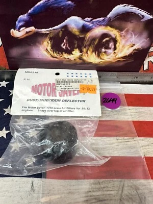 MOTOR SAVER MSFMS021Dust/Mud/Rain Deflector Fit: Motor Saver 1/10 Air Filters... - Image 1 of 4