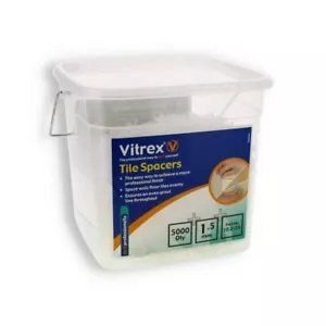 5000pc Tile Spacers Floor Wall Tiling 1.5mm Plastic Cross Grouting Levelling UK - Picture 1 of 8