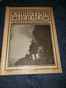 CHRISTIAN HERALD vintage magazine December 30, 1922 - Picture 1 of 3