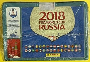 2018 WORLD CUP RUSSIA PANINI REGULAR STICKERS PINK BACK 104 PACKS MBAPPE MESSI - Picture 1 of 5