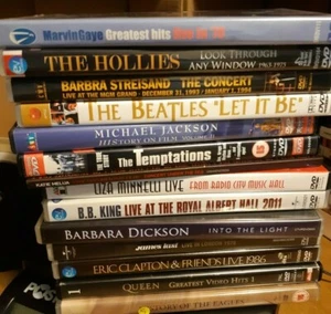 BANDS / GROUPS / SOLO ARTISTS / VARIOUS MUSIC ROCK POP DVDS FREEPOST - Imagen 1 de 81