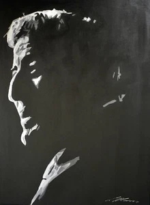 Original Acrylic Painting on Canvas. Tony Bennett. Signed. Colin Marson. COA. - Picture 1 of 2