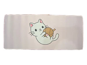 Mouse Pad 11.5 inches x 27 inches Large Cute Cat Pattern - Picture 1 of 2