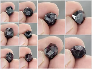 Natürliche glänzende rote Granatkristalle Proben Kristalle Menge Quarz 522g - Bild 1 von 17
