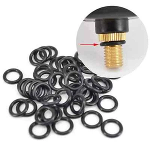 100PCS Black Fishing Bite Alarms with 50 Rubber O Rings High-Quality Repair Kit - Picture 1 of 6
