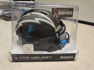 Antonio Gates Signed Auto STS Salute Mini Helmet Los Angeles Chargers PSA - Picture 1 of 7
