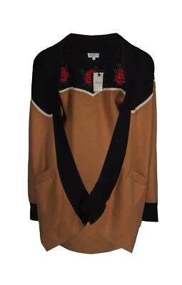 Claudie Pierlot Women's Cardigan Size 1 / S Embroidered 101M4E19 RRP: 245 Eur - Image 1 of 4