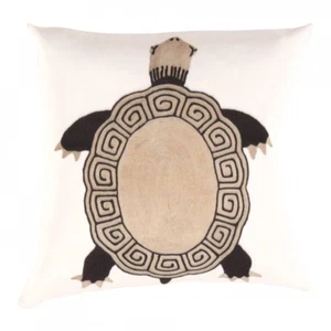 Pasargad Turkish Fine Silk turtle Pillow 16" - Picture 1 of 2