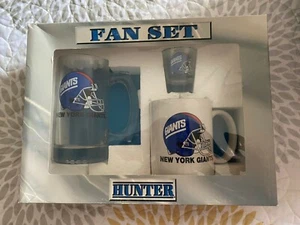 NY Giants Becher & Glas Fan Set von Hunter - Neu nie geöffnet - Bild 1 von 2