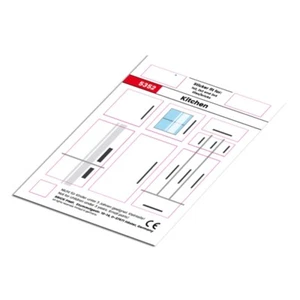 Cocina ❤️ PEGATINA apta para bloques de construcción azulejos /5352 - Imagen 1 de 1