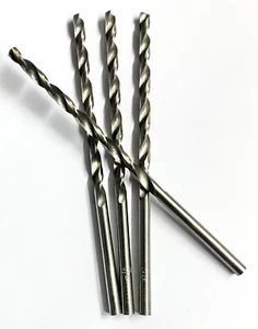 HSS Twist drill set Extra Long 5mm 119mm long 4pc Steel Plastic Wood Aluminium - Picture 1 of 4