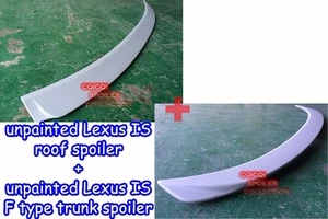 Unpainted roof spoiler + trunk spoiler for LEXUS 14~20 IS IS200t IS250 IS350◎ - Bild 1 von 5