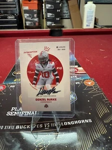 2024 Onit Denzel Burke Auto /250 Ohio State Buckeyes - Picture 1 of 1