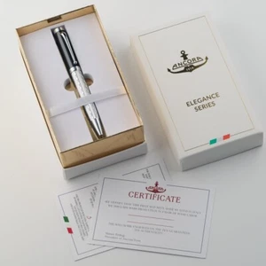 DOLCHE VITA ARGENTO Edición Limitada de Bolígrafos 1919 de Ancora 1919 Italia Nuevos - Imagen 1 de 11