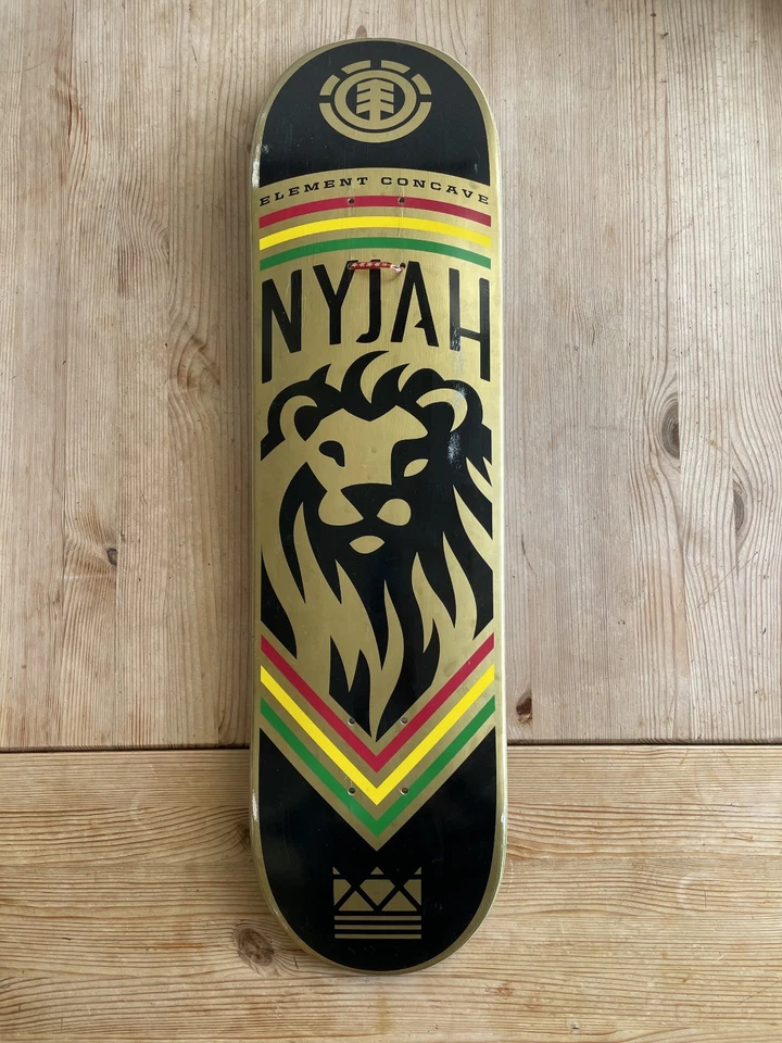 2018 Element Nyjah Huston  Lion Skateboard Deck - Bild 1 von 2