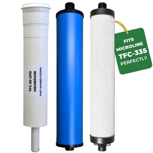 TFC-335 Reverse Osmosis Water Filter Kit (Sediment & Carbon Cartridges, Inlin... - Picture 1 of 7