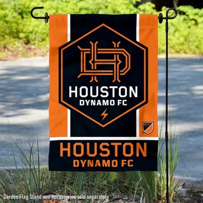 Houston Dynamo Two Sided Garden Flag and Yard Banner - Image 1 of 4