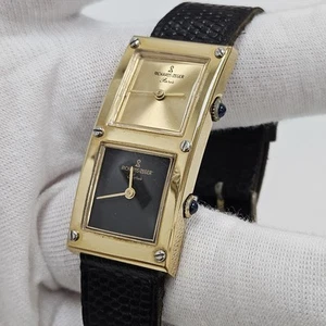 Vintage 1970’s Richard Zeger Paris Travel Watch Dual Dial Mechanical Wind Up - Picture 1 of 15