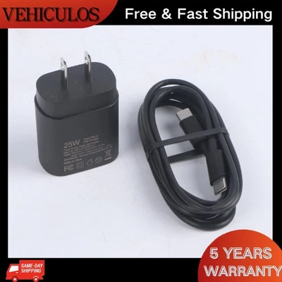 1pc 25w USB-C Super Fast Wall Charger+6.56FT Cable FOR Galaxy S24 S23 S22 Ultra - Image 1 of 4