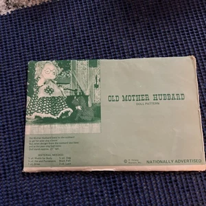 "Old Mother Hubbard" Doll Pattern Dollmaking Sewing Crafting - Picture 1 of 1