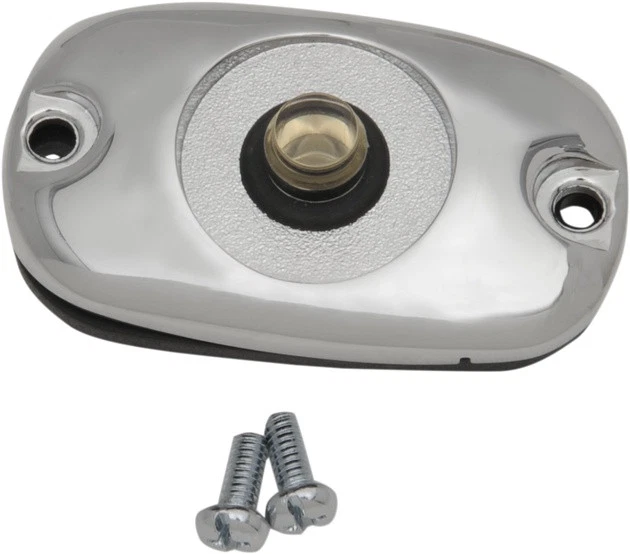 Drag Specialties Rear Brake Master Cylinder Cover Chrome #174025 Harley Davidson - Image 1 of 1